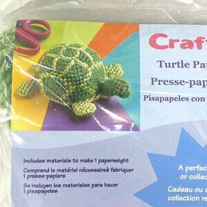 Uniek Craft-It Turtle Paperweight Needlecraft Gift Adults Kids